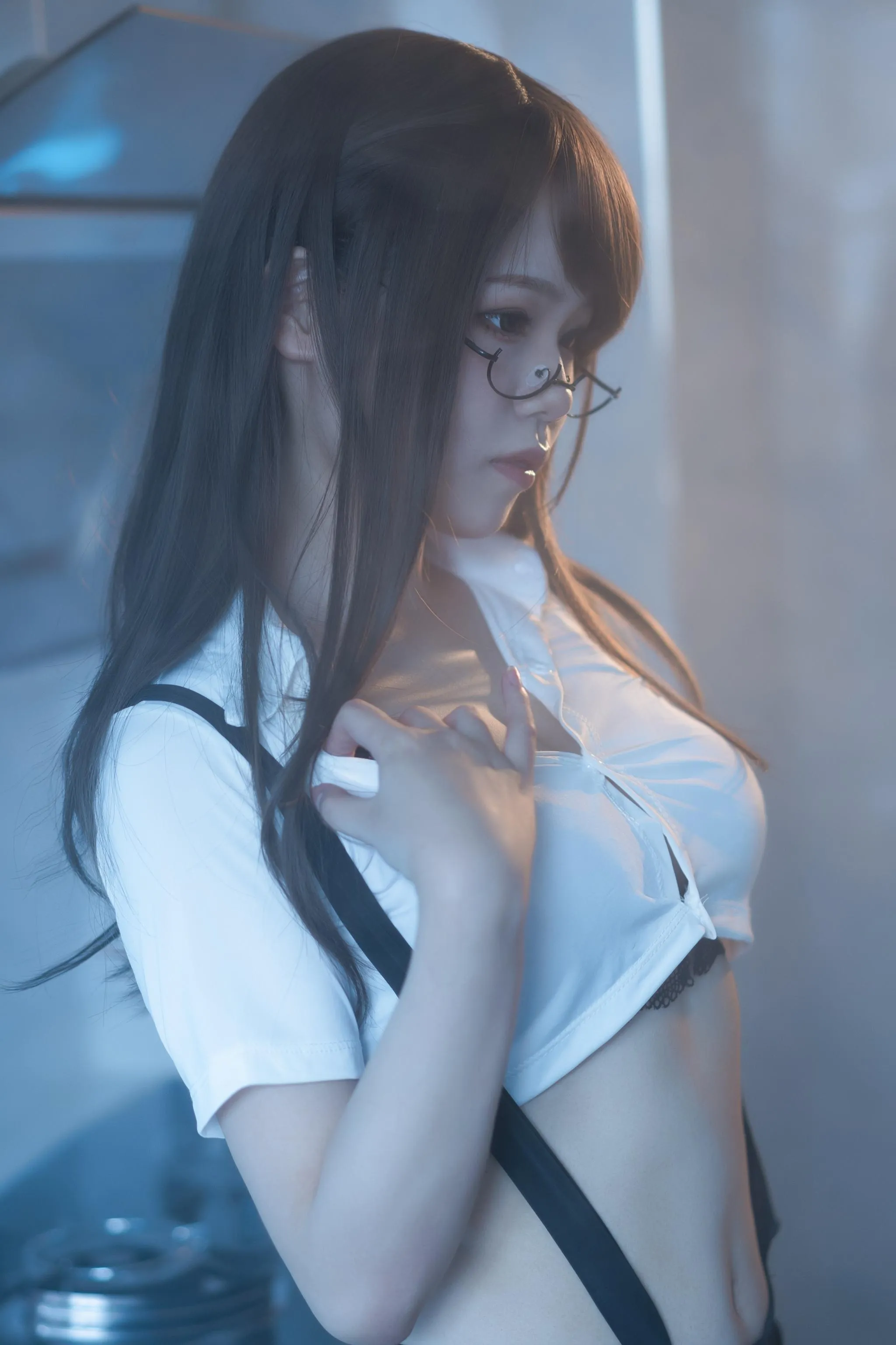 七月喵子 – NO.12 眼镜娘1号 [21P]插图7